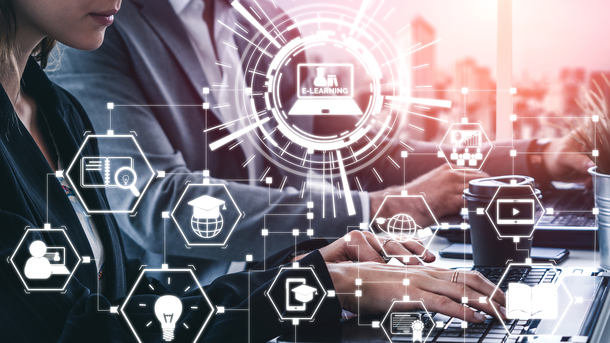 E-learning for Student and University Concept