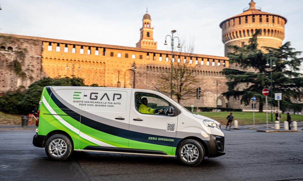 E-GAP Van in motion